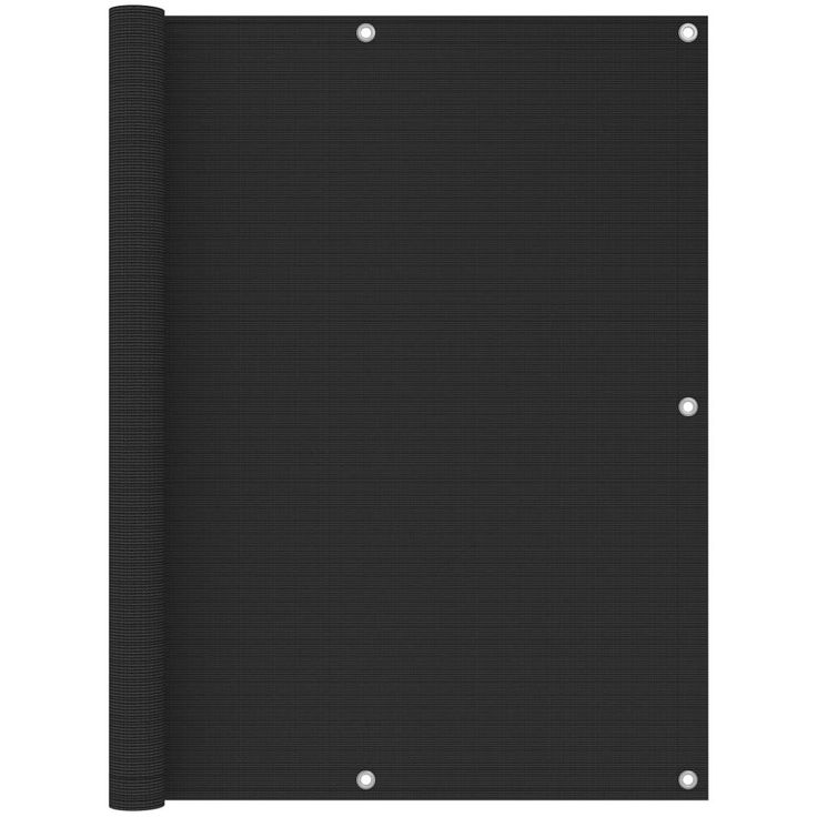 Parvekkeen suoja hdpe 120x500 cm antrasiitti_1