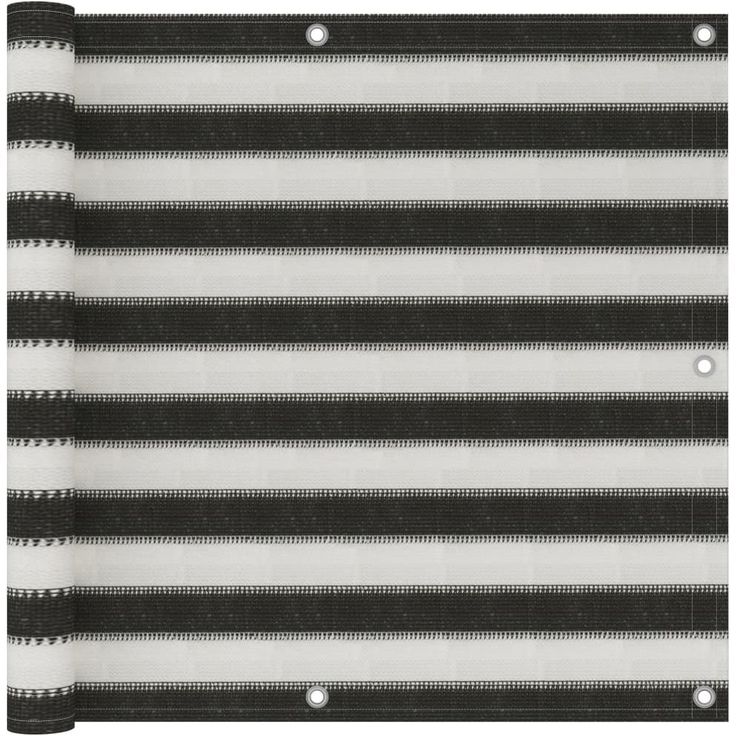 Parvekkeen suoja hdpe 90x300 cm antrasiitti ja valkoinen_1
