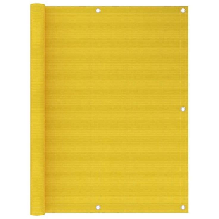 Parvekkeen suoja keltainen 120x500 cm hdpe_1