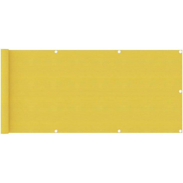 Parvekkeen suoja keltainen 75x400 cm hdpe_1