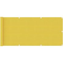 Parvekkeen suoja keltainen 75x500 cm hdpe