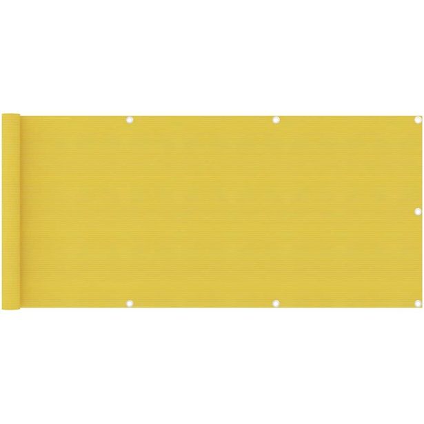 Parvekkeen suoja keltainen 75x500 cm hdpe_1