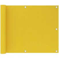 Parvekkeen suoja keltainen 75x600 cm hdpe
