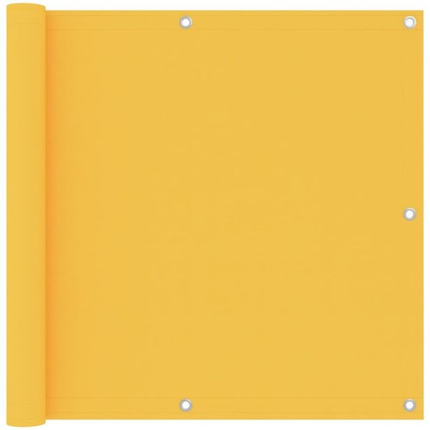 Parvekkeen suoja keltainen 90x300 cm oxford kangas_1