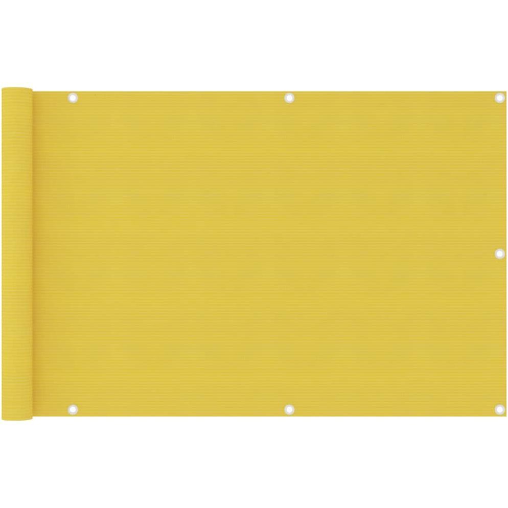 Parvekkeen suoja keltainen 90x400 cm hdpe