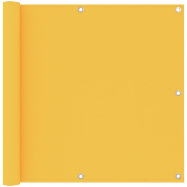 Parvekkeen suoja keltainen 90x600 cm oxford kangas_1