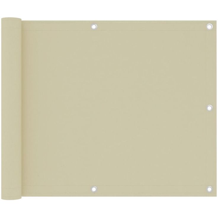 Parvekkeen suoja kerma 75x300 cm oxford kangas_1