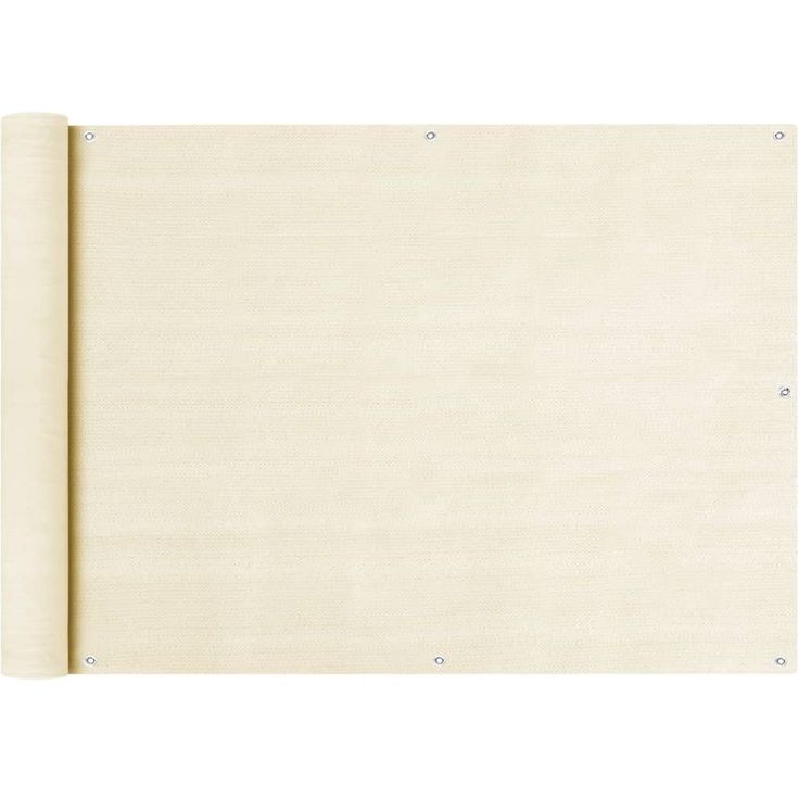 Parvekkeen suoja kerma 75x500 cm hdpe_1