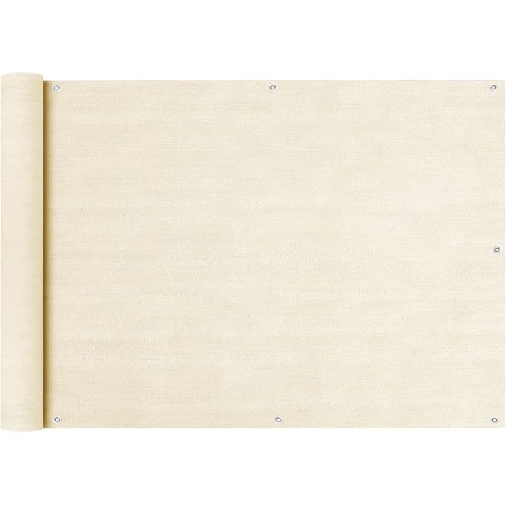 Parvekkeen suoja kerma 75x600 cm hdpe_1