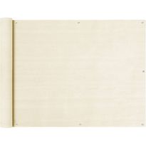 Parvekkeen suoja kerma 90x400 cm hdpe