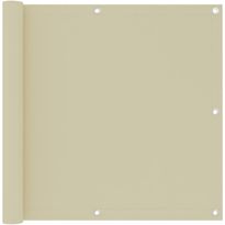 Parvekkeen suoja kerma 90x500 cm oxford kangas