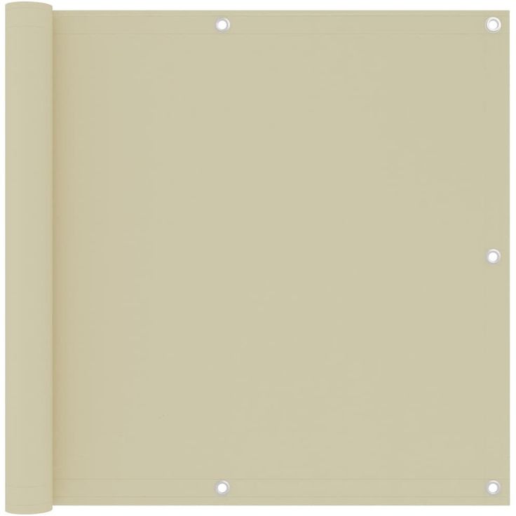 Parvekkeen suoja kerma 90x500 cm oxford kangas_1