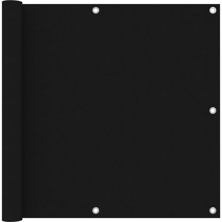 Parvekkeen suoja musta 90x500 cm oxford-kangas_1