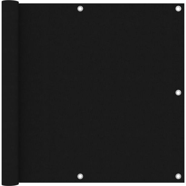 Parvekkeen suoja musta 90x600 cm oxford kangas_1
