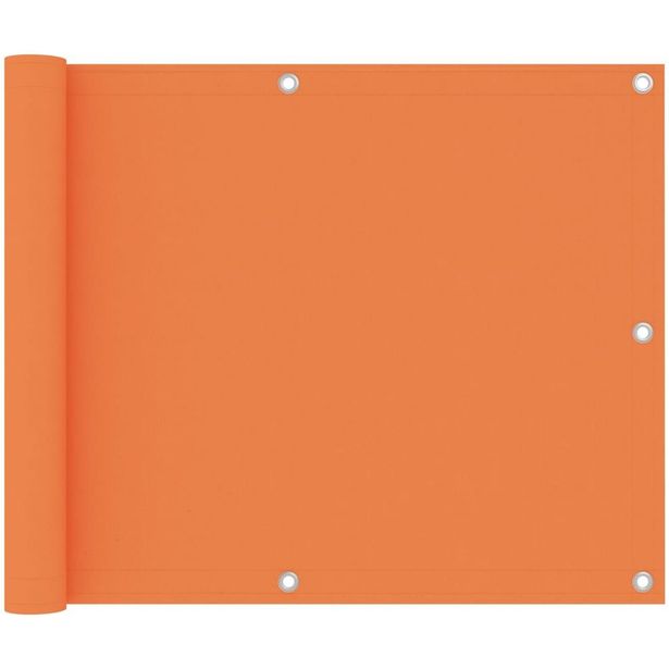 Parvekkeen suoja oranssi 75x600 cm oxford kangas_1