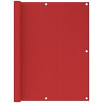 Parvekkeen suoja punainen 120x300 cm hdpe
