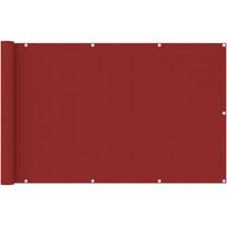 Parvekkeen suoja punainen 120x600 cm hdpe