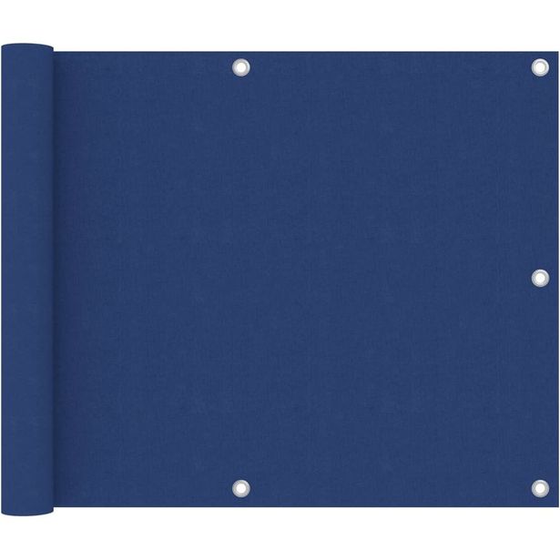 Parvekkeen suoja sininen 75x600 cm oxford kangas_1