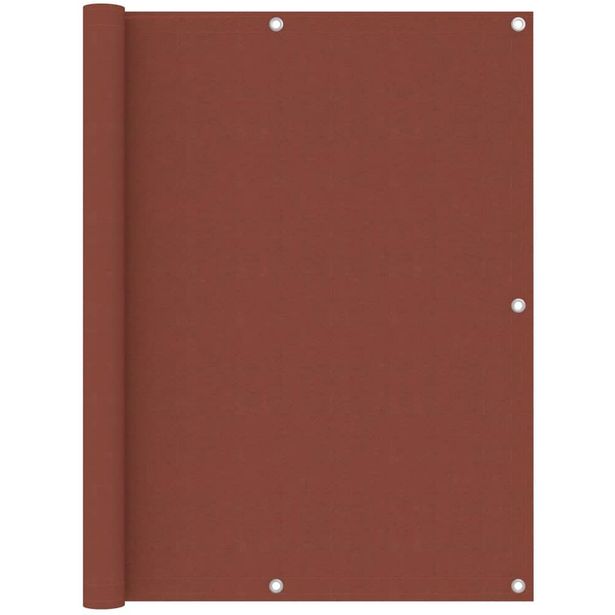 Parvekkeen suoja terrakotta 120x300 cm oxford kangas_1