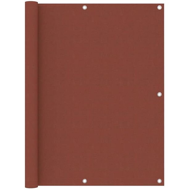 Parvekkeen suoja terrakotta 120x600 cm oxford kangas_1