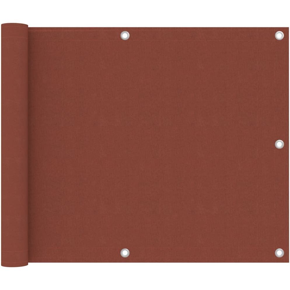 Parvekkeen suoja terrakotta 75x300 cm oxford kangas