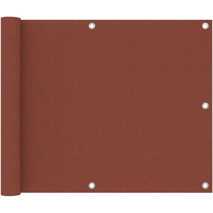 Parvekkeen suoja terrakotta 75x500 cm oxford kangas_1