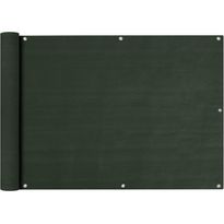 Parvekkeen suoja tummanvihreä 75x600 cm hdpe