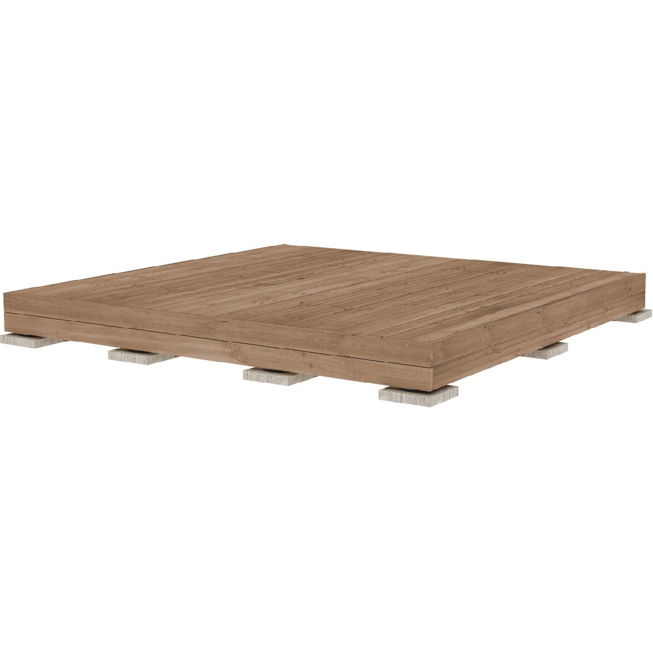 Valmisterassi Patio Terassit, Classic, 2x2m, kestopuu