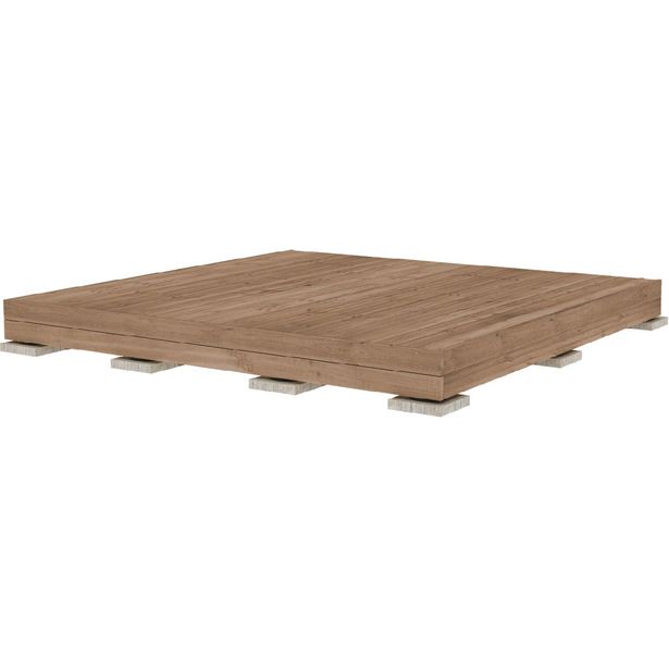 Valmisterassi Patio terassielementti Classic 2x2m kestopuu