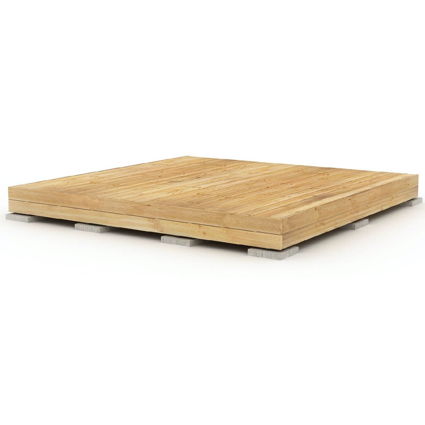 Valmisterassi Patio Terassit, Classic, 2x2m, lehtikuusi