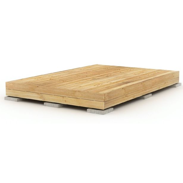 Valmisterassi Patio terassielementti Classic 2x3m lehtikuusi