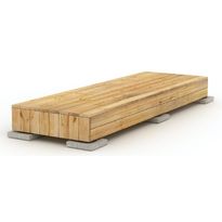 Terassielementti Patio Terassit, Modern, 1x4m, lehtikuusi