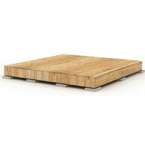 Valmisterassi Patio Terassit, Modern, 2x2m, lehtikuusi