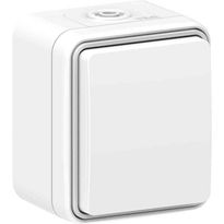 Pistorasia Gelia Connect 2 Home, 1-osainen, 16A, IP54, pinta-asennus, valkoinen