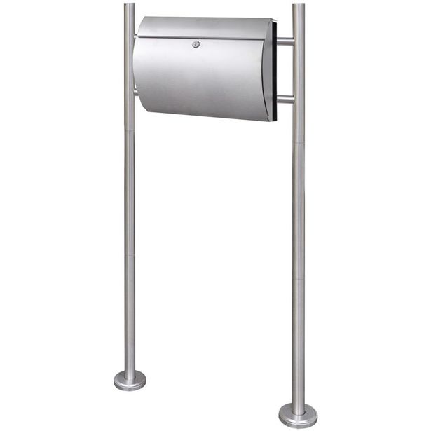 Postilaatikko ja jalusta ruostumaton teräs_1