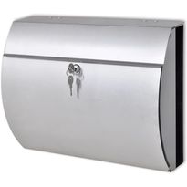 Postilaatikko ruostumattomasta teräksestä 310x130