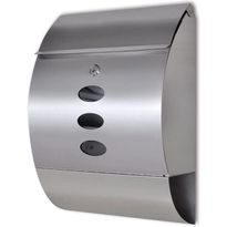 Postilaatikko ruostumattomasta teräksestä 400x120