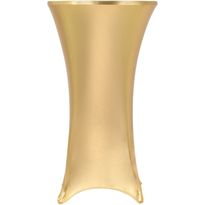 Pöytäliinat 2 kpl venyvä 60 cm kullanvärinen