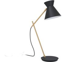 Pöytävalaisin Eglo Amezaga, 57,5cm, musta/messinki