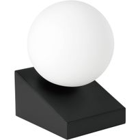 Pöytävalaisin Eglo Bilbana, 40W, 14,5x13,5x19,5cm, musta/valkoinen