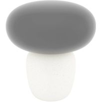 Pöytävalaisin Eglo Cahuama, Ø27,5cm, valkoinen/musta, keraaminen
