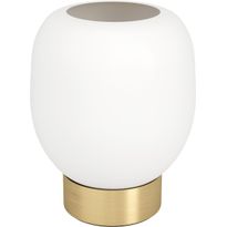 Pöytävalaisin Eglo Manzanares, 40W, 14,5x18cm, kulta/valkoinen