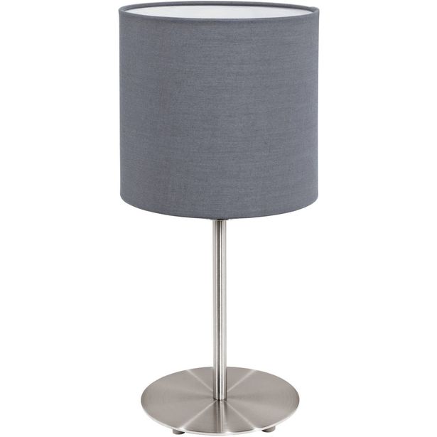 Pöytävalaisin Eglo Pasteri 40cm harmaa