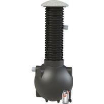 Pumppukaivo jätevedelle IISI D1000-110mm 350L, läpituulettava, ilman takaiskvent.