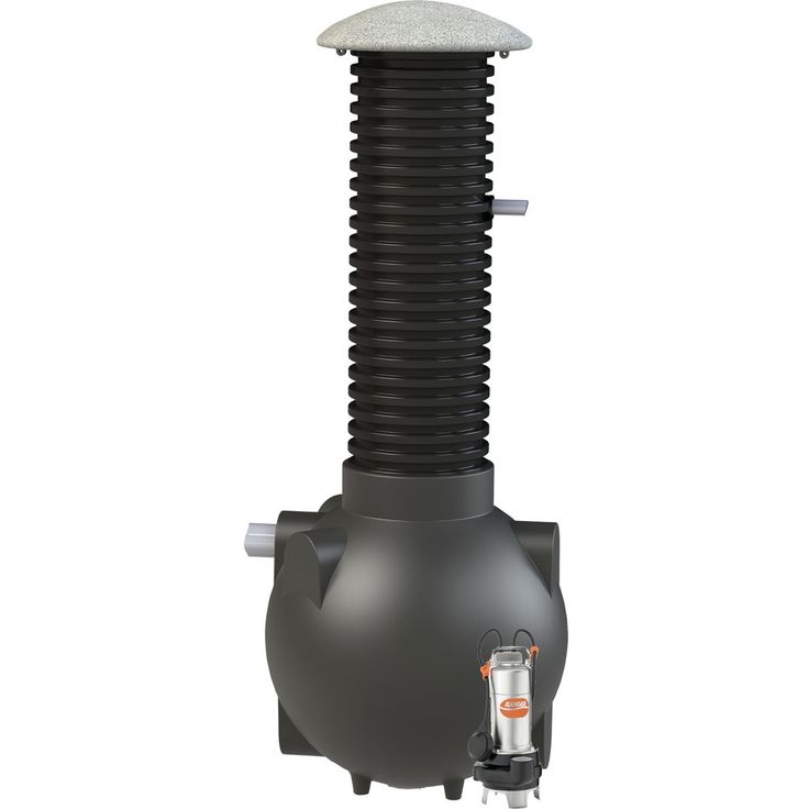 Pumppukaivo Jätevedelle IISI D1000-40mm, 350l, ilman takaiskvent.