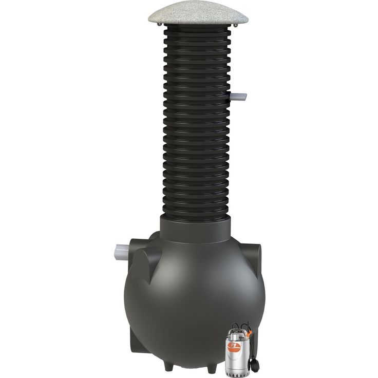 Pumppukaivo IISI D450-110mm, 40l, läpituulettava, saostetut ja harmaat vedet