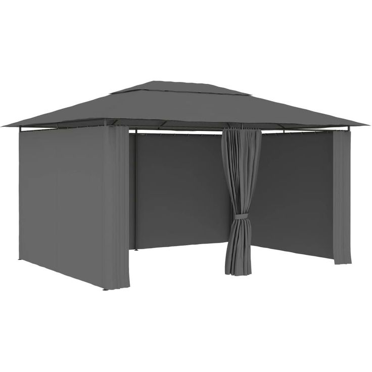 Puutarhakatos verhoilla 4x3 m antrasiitti_1
