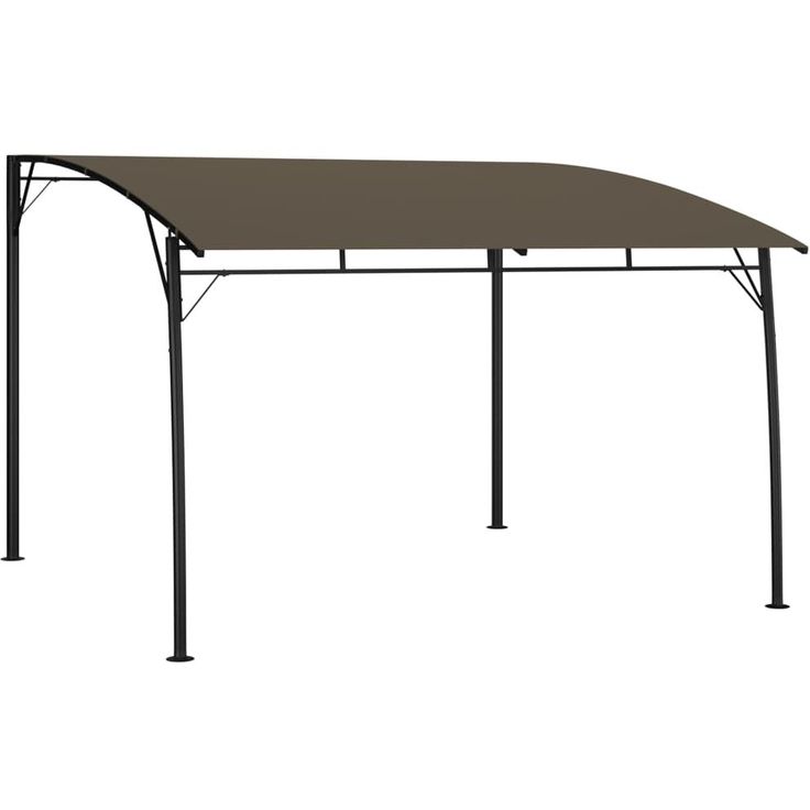 Puutarhan aurinkokatos 3x3x2,25 m harmaanruskea_1