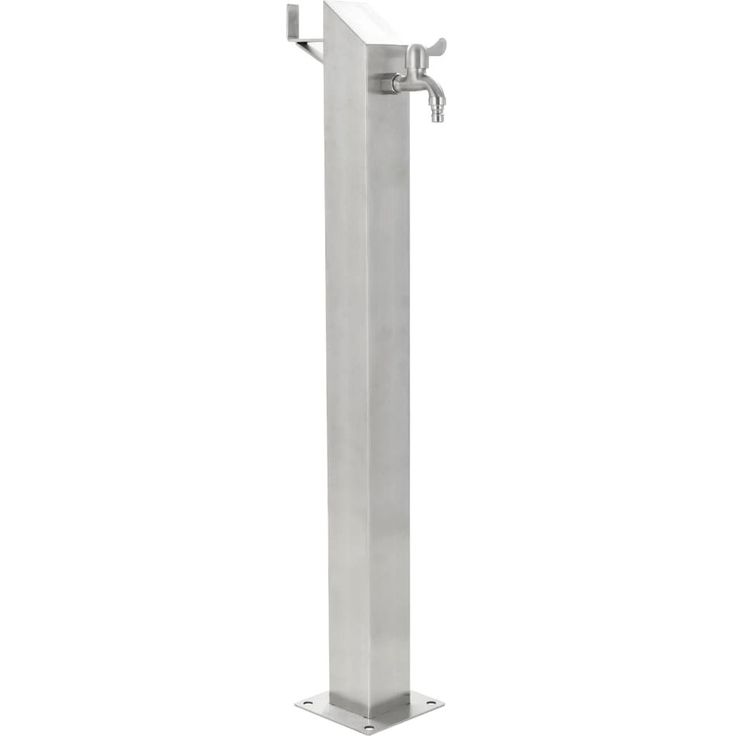 Puutarhan hanapylväs neliskulmainen ruostumaton teräs 95 cm_1