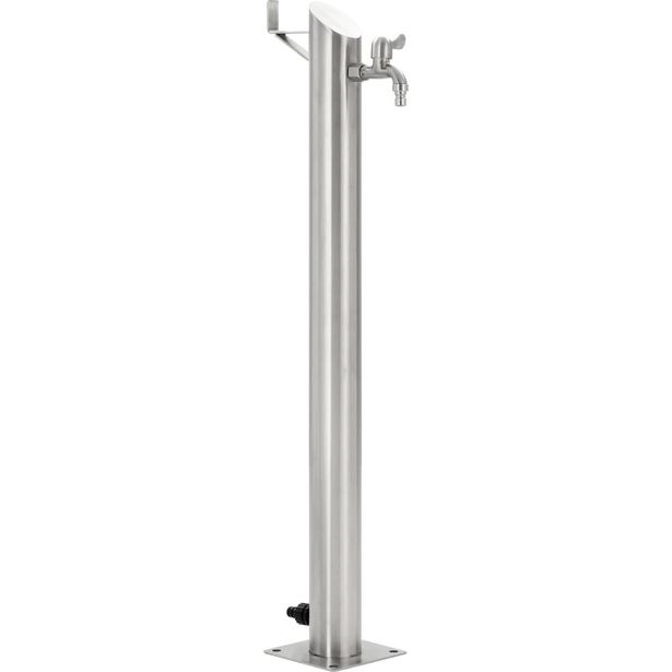 Puutarhan hanapylväs pyöreä ruostumaton teräs 95 cm_1